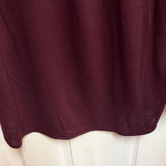 Ann Taylor Rich Burgundy Blouse - Picture 8 of 8
